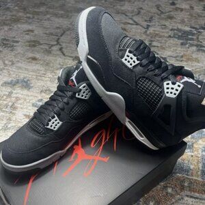 Jordan 4 Retro SE Black Canvas